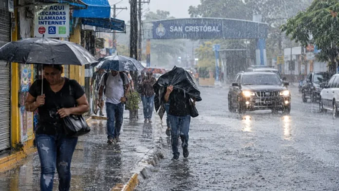 Pronóstico de lluvias en varias provincias.