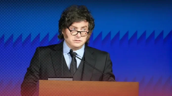 Javier Milei habla sobre reducción de impuestos.