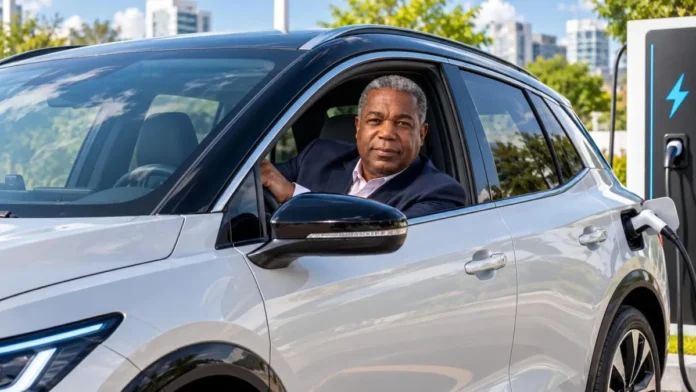 Tony Peña Guaba propone vehículos eléctricos.