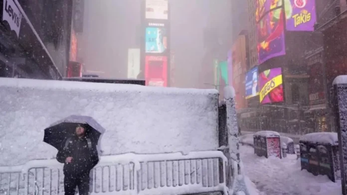 Invierno en Nueva York y sus efectos.