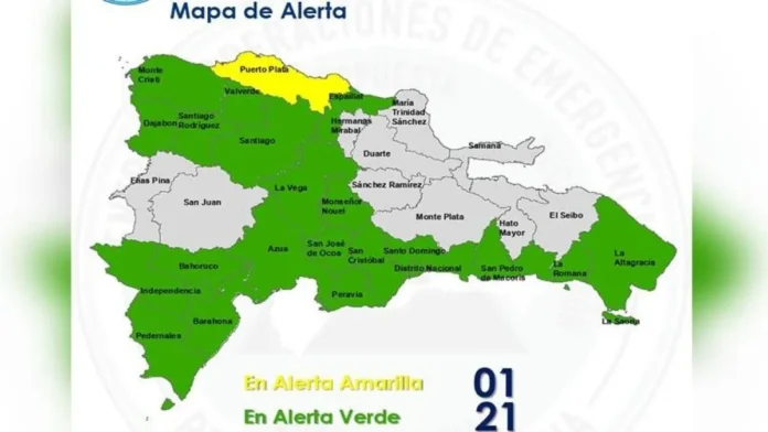 Aguaceros y alertas de inundación en RD