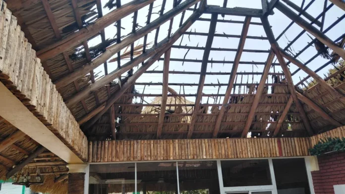 Incendio en restaurante Las Dunas, Baní.