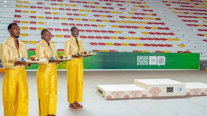 Ceremonias de premiación con cultura senegalesa