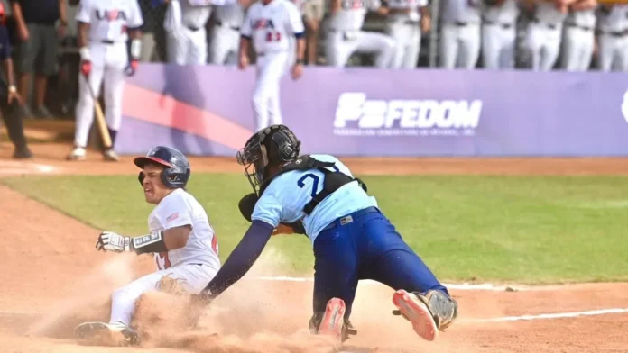 Estados Unidos vence a Dominicana en béisbol.