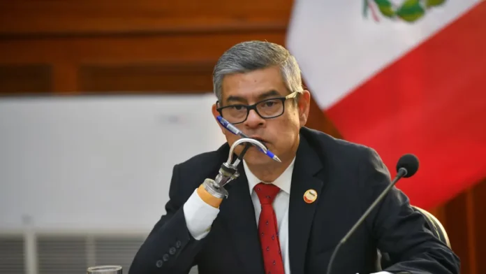 Luis Galarreta, primer ministro de Perú.