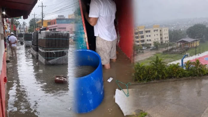 Aguaceros causan inundaciones en varias provincias