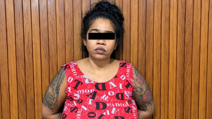 Mujer arrestada por secuestro en Santiago