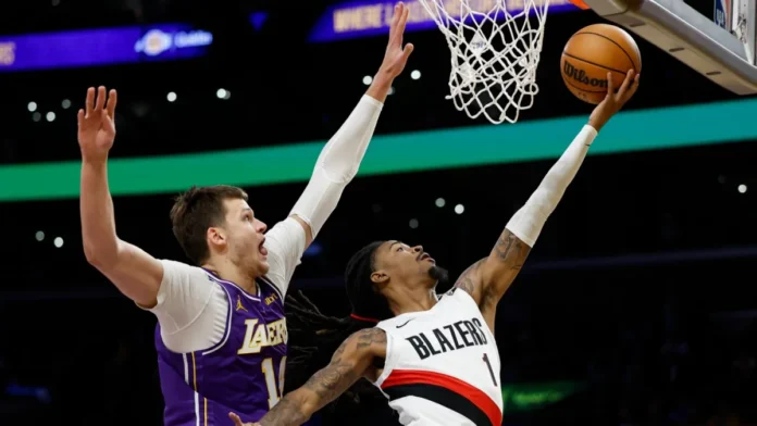 Trail Blazers celebran victoria sobre Lakers 136-129