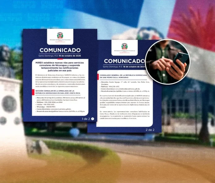Asistencia consular para dominicanos en Nicaragua