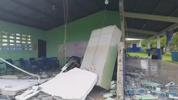 Terremoto en Panamá afecta escuelas rurales.