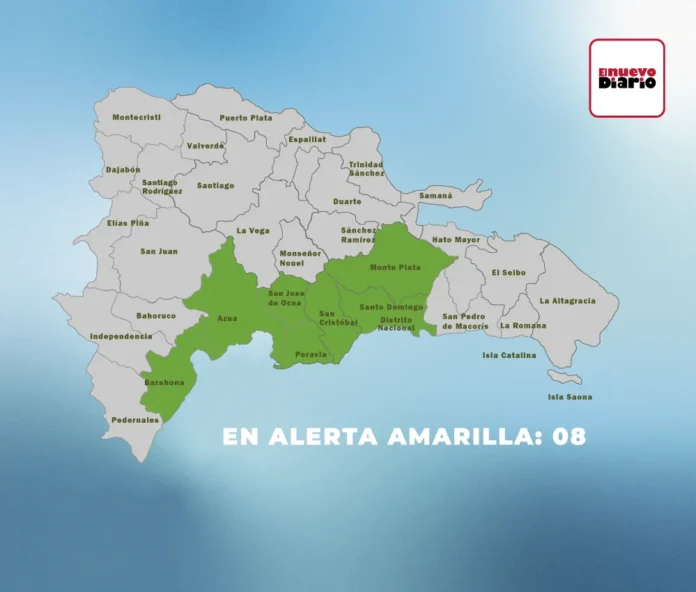 Alerta verde por lluvias en provincias.