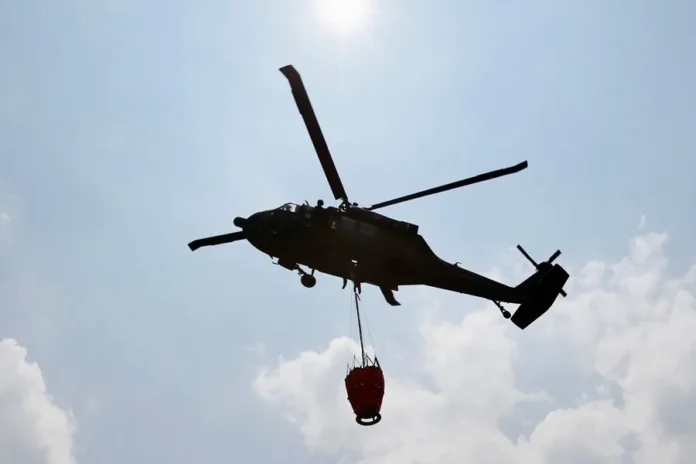 Accidente de helicóptero del Ejército colombiano.