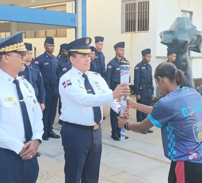 Antorcha Juegos Mundiales Policías 2026 en Puerto Plata