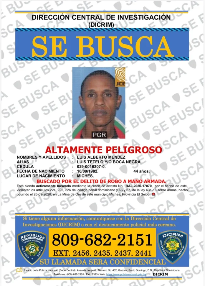 Policía busca a 