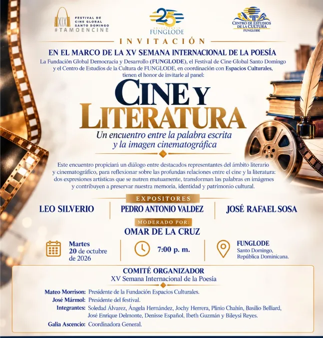 Panel sobre cine y literatura en Funglode