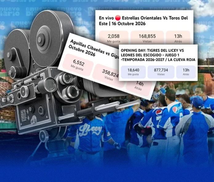 LIDOM supera 1.4 millones de visualizaciones.