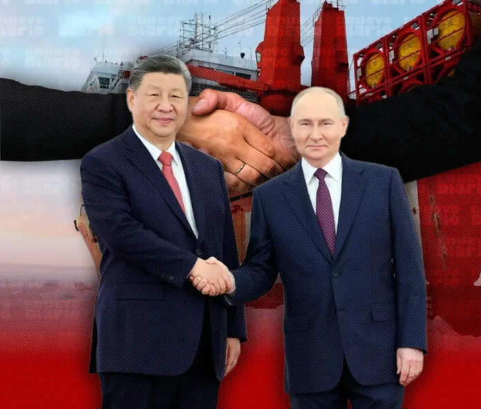 Cooperación marítima entre China y Rusia.