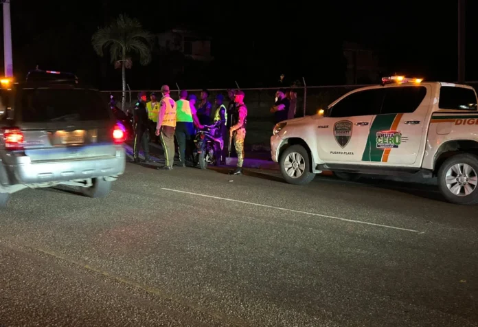 Operativo de alcoholimetría en Puerto Plata