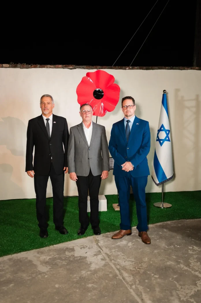 Ceremonia en la Embajada de Israel.