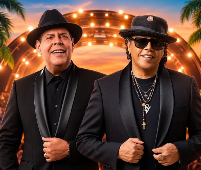 Fernando Villalona y Sergio Vargas en concierto