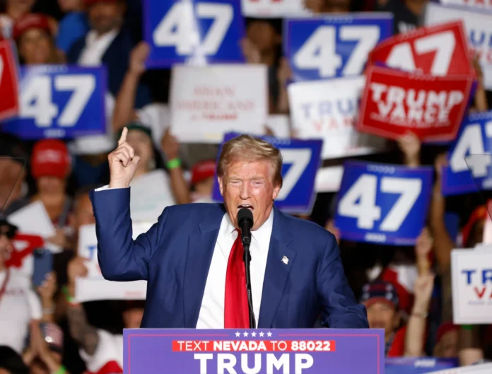 Manifestantes interrumpen mitin de Trump en Carolina del Norte