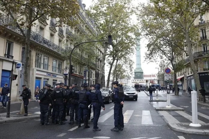 Despliegue policial en Francia ante protestas.
