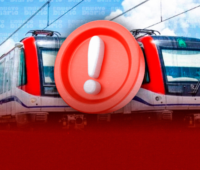 Apagón en estación Pedro Mir del Metro