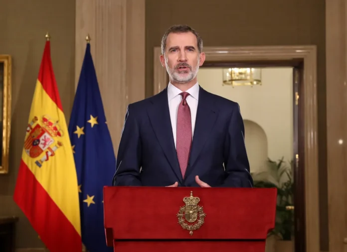 Felipe VI defiende valores y libertades en Melilla.