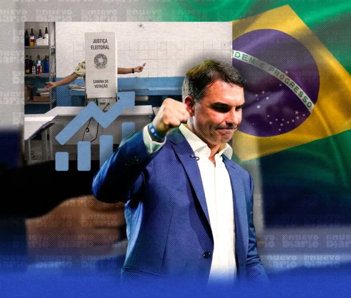 Flávio Bolsonaro lidera elecciones en Brasil.