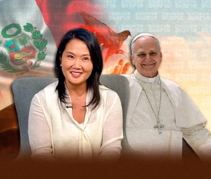Keiko Fujimori pide oraciones por el papa.