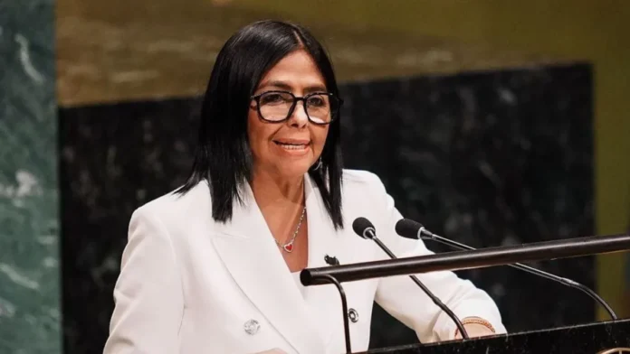 Delcy Rodríguez solicita canonización en Venezuela.