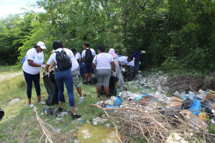 Jornada de limpieza en el río Nizao