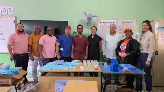 Operativo médico en Los Peralejos.