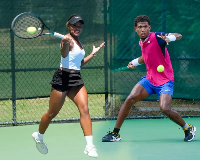 Julianny y Guerrero en semifinales Copa Mangulina