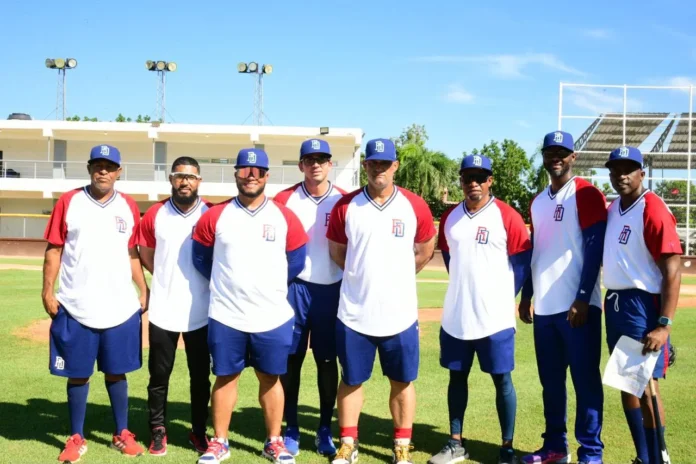 Equipo U-18 de República Dominicana en entrenamiento