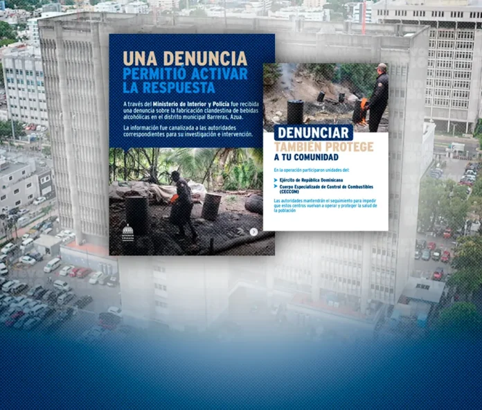 Desmantelamiento de laboratorios clandestinos en Azua.