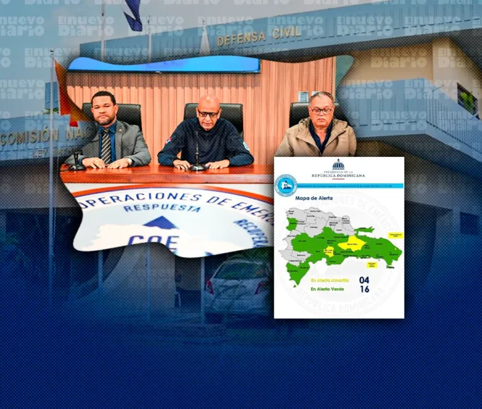 Alerta amarilla y verde en demarcaciones