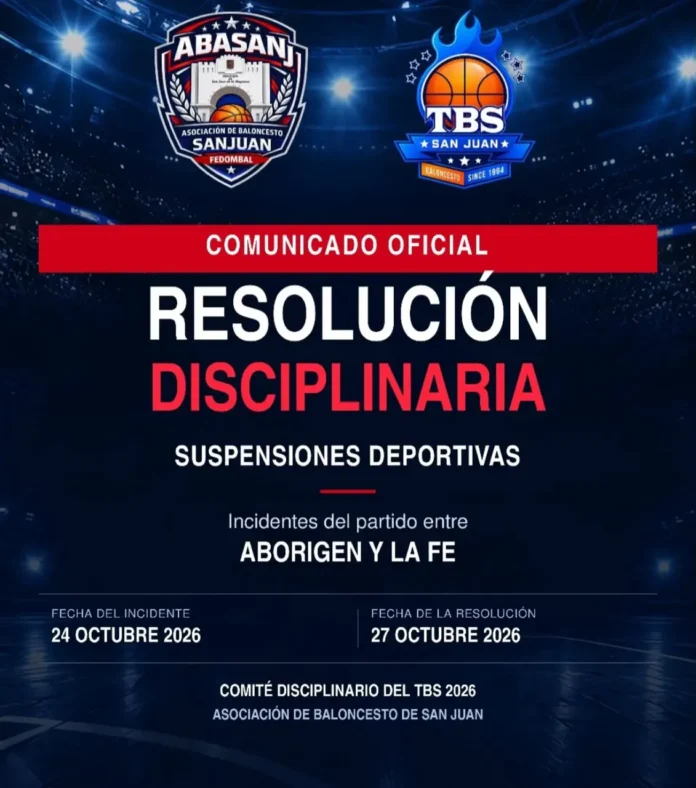 Fanáticos suspendidos por incidentes en baloncesto