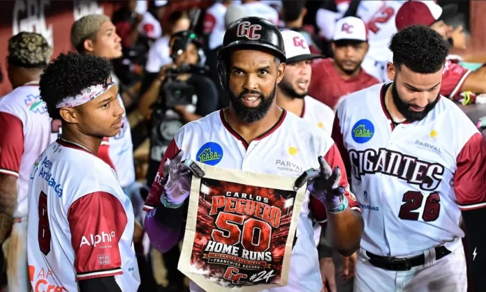Carlos Peguero conecta su cuadrangular 50.