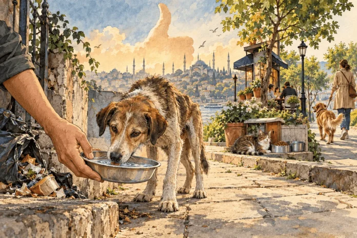 Animales callejeros como indicador de desarrollo.