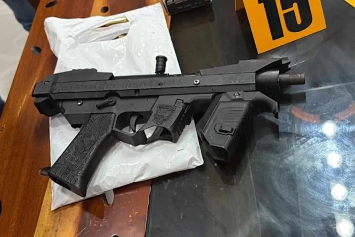 Armas 3D decomisadas en Costa Rica.