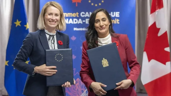Canadá y UE fortalecen alianza comercial.