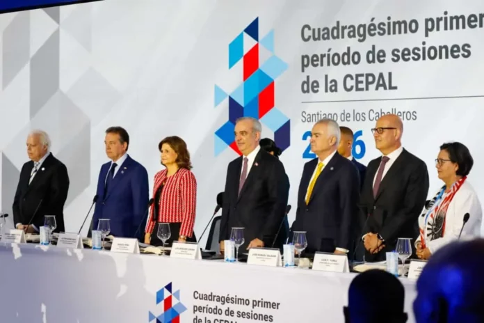 Luis Abinader en la inauguración de Cepal.