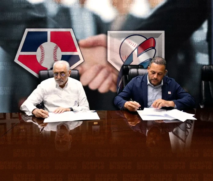 Lidom y Fenapepro firman nuevo convenio colectivo