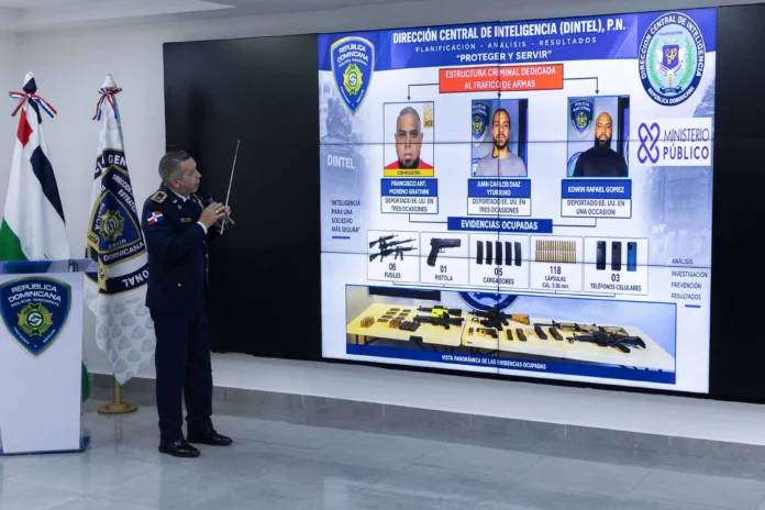 Desmantelamiento de red de tráfico de armas.