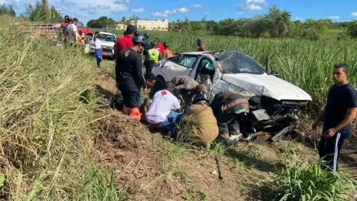 Accidente de tránsito fatal en Higüey.