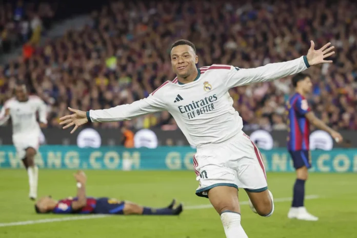 Real Madrid celebra victoria en el Camp Nou