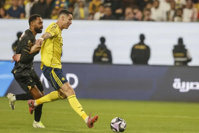 Cristiano Ronaldo celebra su gol 980.