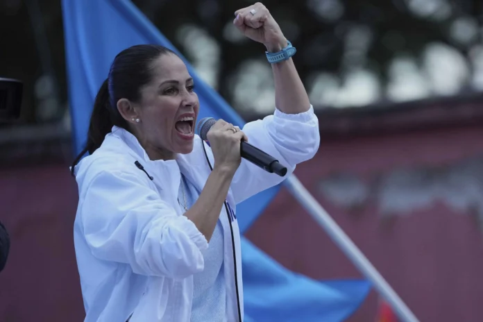 Detención de Luisa González en Manabí.