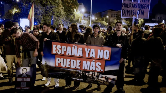 Despliegue policial en Madrid por protestas.